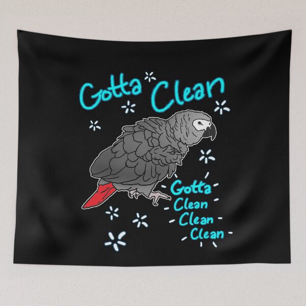 Item preview, Gotta Clean! designed and sold by einsteinparrot.