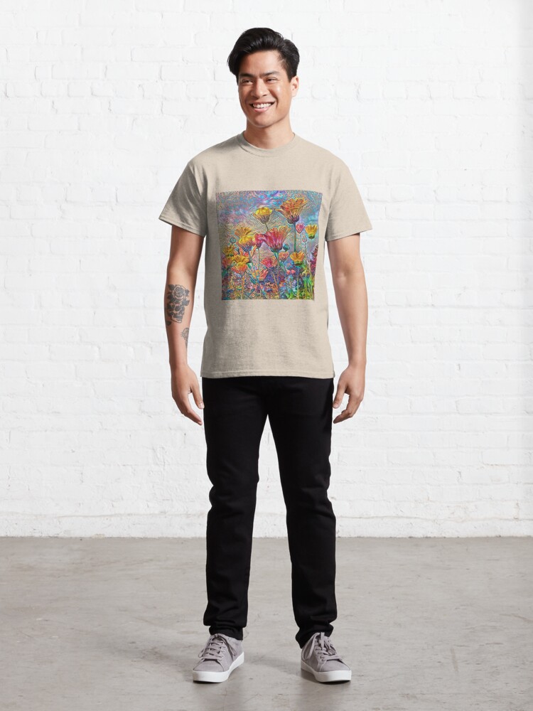 Alternate view of Abstraction of deep dreamer Classic T-Shirt