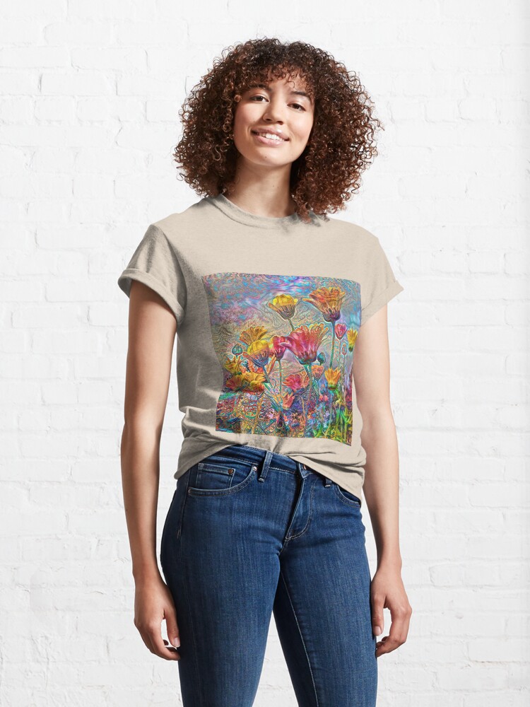 Alternate view of Abstraction of deep dreamer Classic T-Shirt