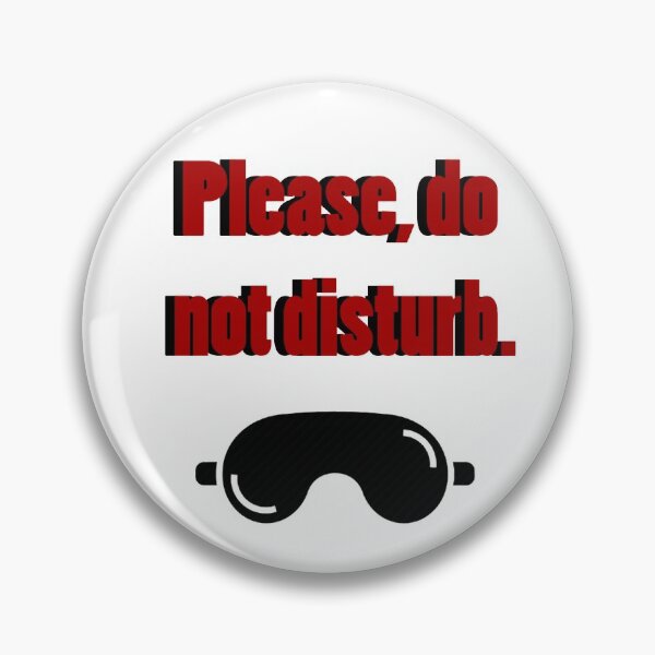 Item preview, Do Not Disturb Blindfold Solving Design designed and sold by LaGringaCuber.
