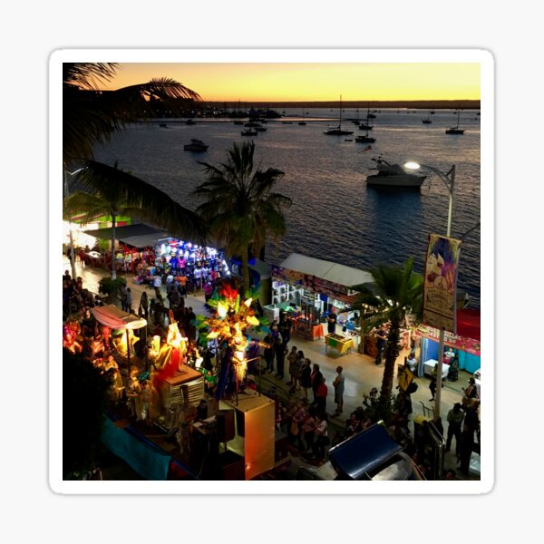La Paz Carnaval Sunset Parade Sticker