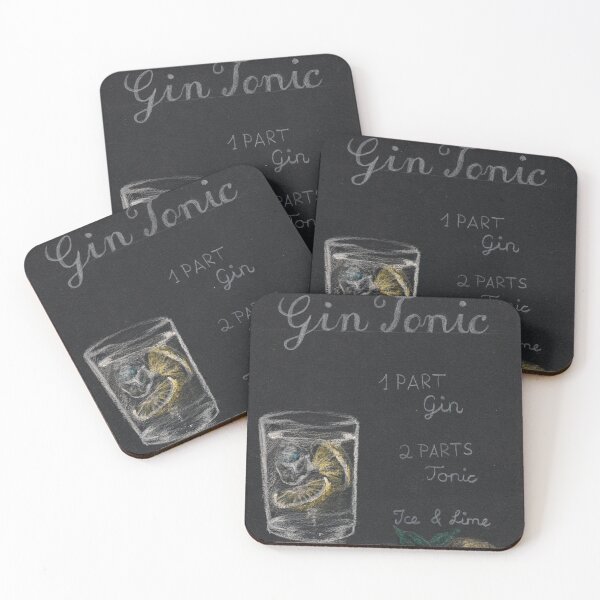 Item preview, Gin Tonic Cocktai Lovers designed and sold by SketchedbyD.