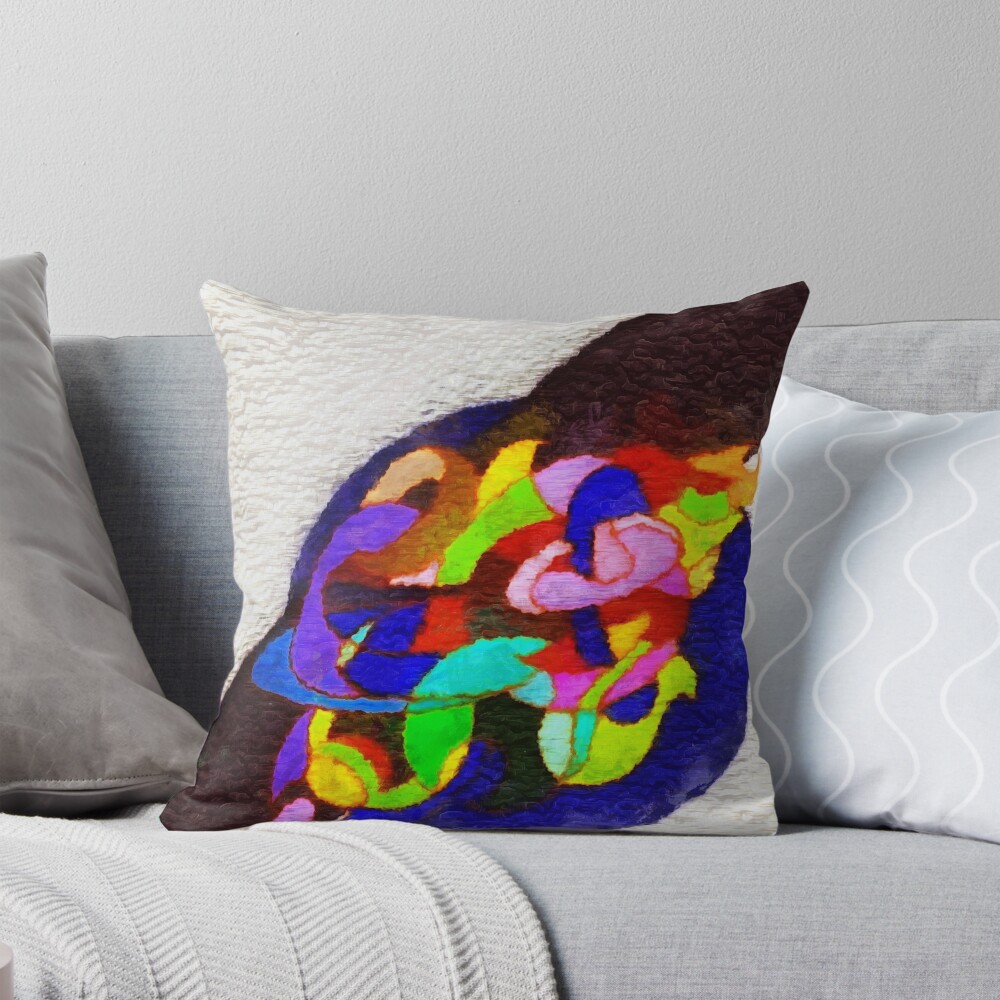 Item preview, Throw Pillow designed and sold by Bubblepoor.