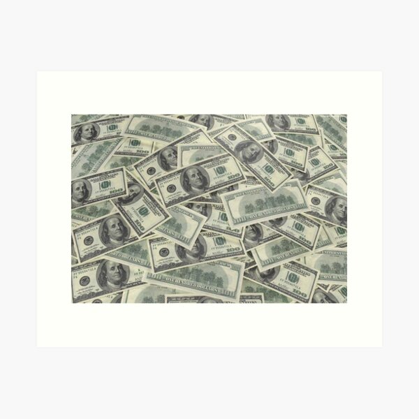 Pink Money Sign | Art Print