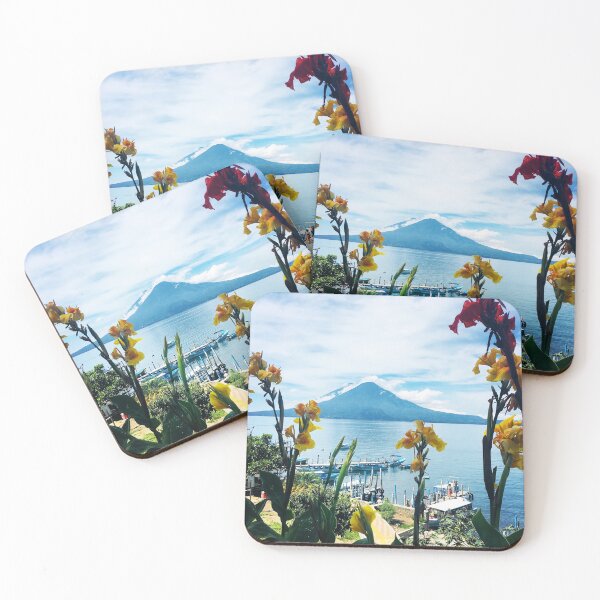 Lake Atitlan Guatemala Coasters (Set of 4)