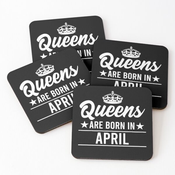Item preview, Queens Are Born In April designed and sold by RandomStuffShop.