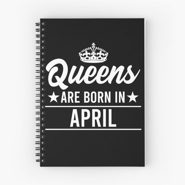 Item preview, Queens Are Born In April designed and sold by RandomStuffShop.