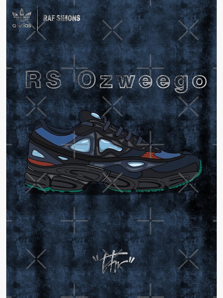Cuaderno de «Adidas Ozweego 2 Raf Simons Marine/sneaker poster/dope/original / nike print / sneaker art/Fashion Sneakers Print/Sneakers Print» de TrillMaison | Redbubble