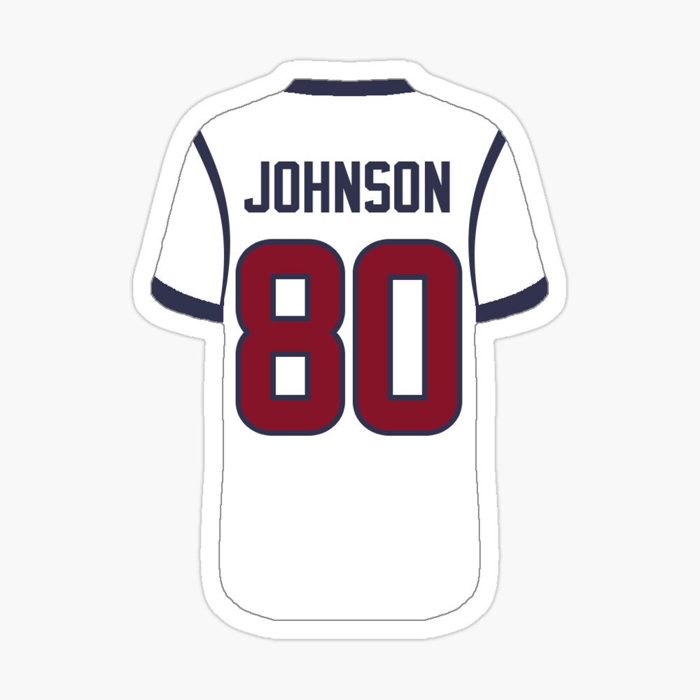 Andre Johnson - White Texans Jersey Sticker for Sale by OLMontana