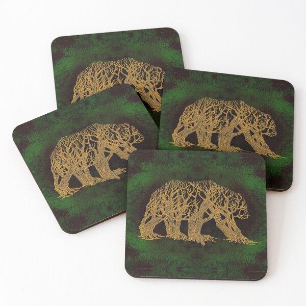 Item preview, Ursa Arbor, Gold in the Greenery designed and sold by LauraGarabedian.