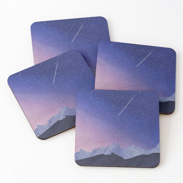 Item preview, Mountains Starry Night Sky designed and sold by YOBECREATION.