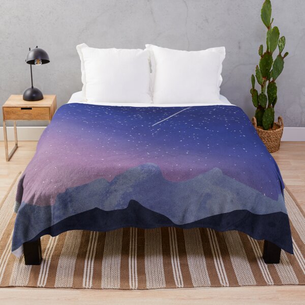 Item preview, Mountains Starry Night Sky designed and sold by YOBECREATION.