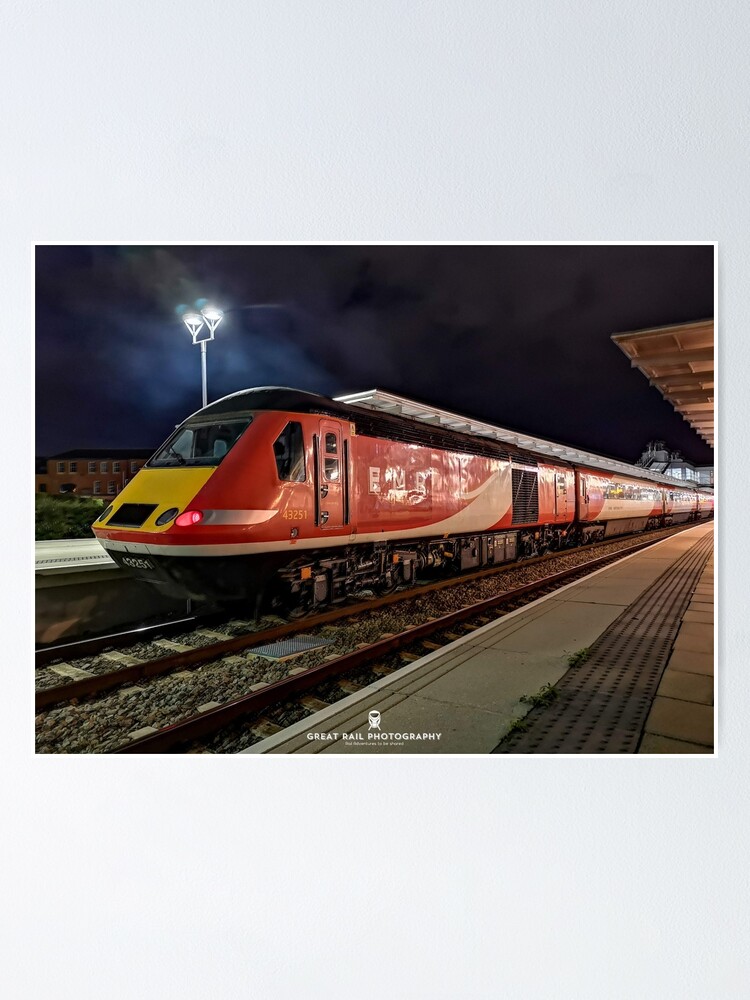 Alternate view of Nighttime HST Poster
