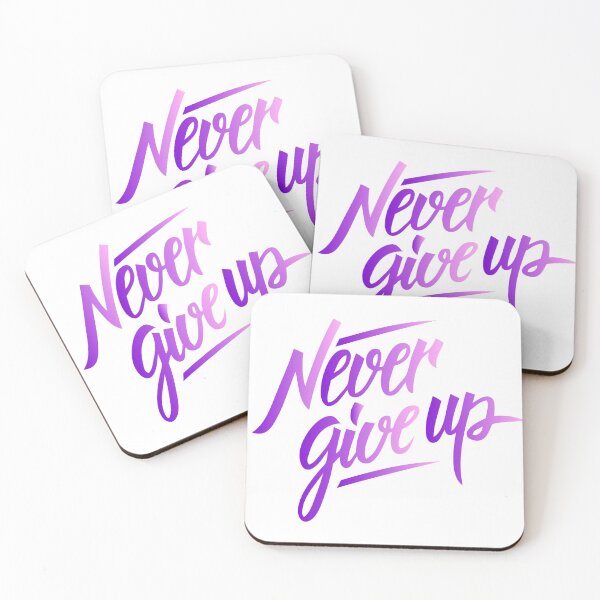 Item preview, Niver Give Up! designed and sold by youkittos4ever.