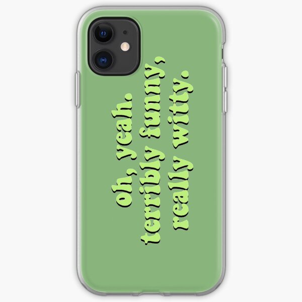 Draco Malfoy terribly funny, really witty iPhone Soft Case