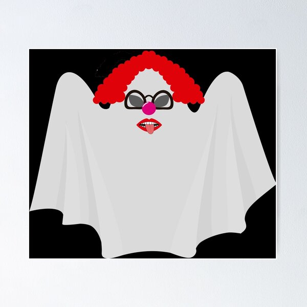 Item preview, The clown ghost or ghost clown? designed and sold by Géssica Souza.
