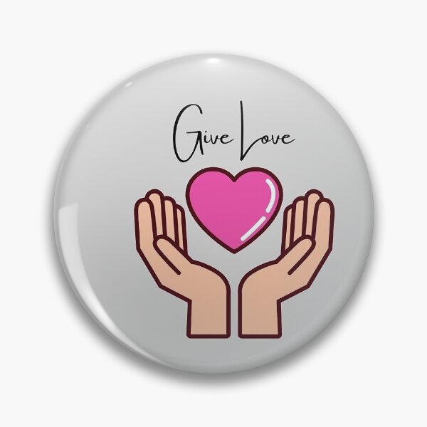 Item preview, Give love hands and heart cute design  designed and sold by Adri Graterol.