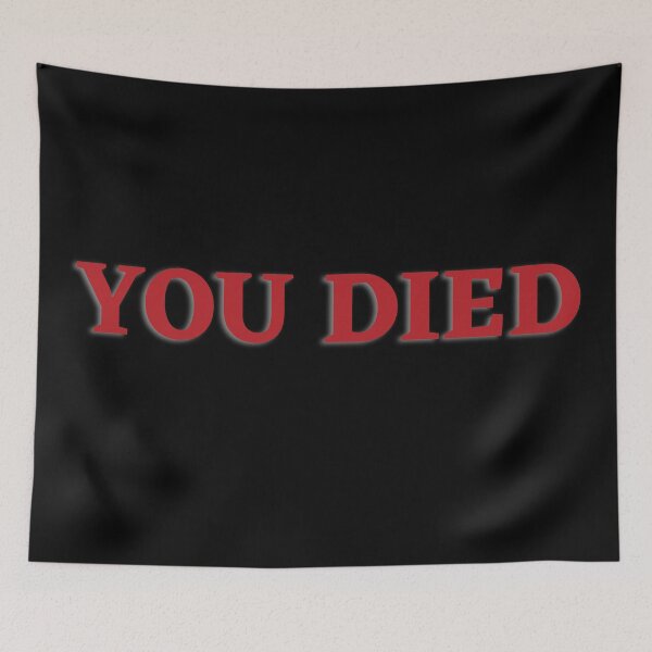 Item preview, You Died - Red Text designed and sold by KarolinaPaz.