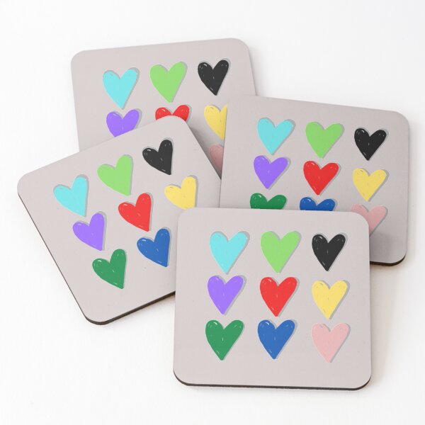 Item preview, Colorful Hearts designed and sold by Art With Impact – Statement Art & Apparel for Deep Thinkers.