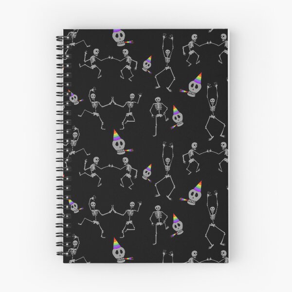 Item preview, Skeleton Party Dancing Skeletons Halloween Pattern designed and sold by dysperdis.