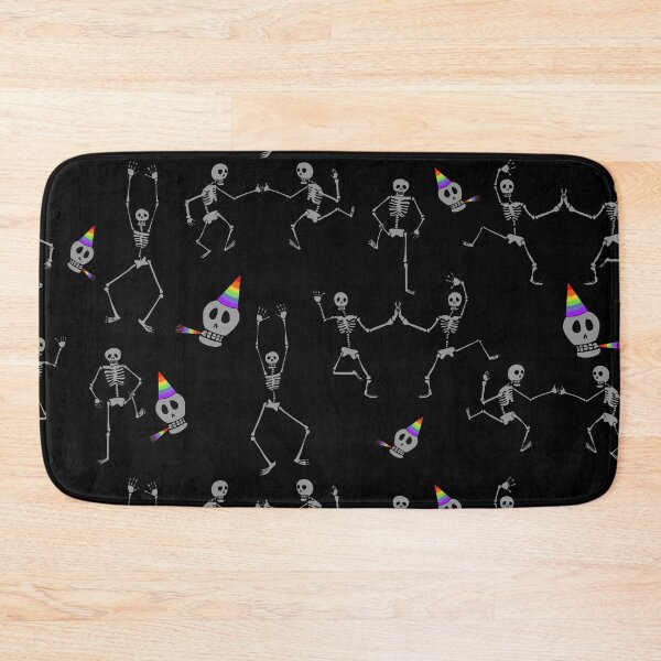 Item preview, Skeleton Party Dancing Skeletons Halloween Pattern designed and sold by dysperdis.