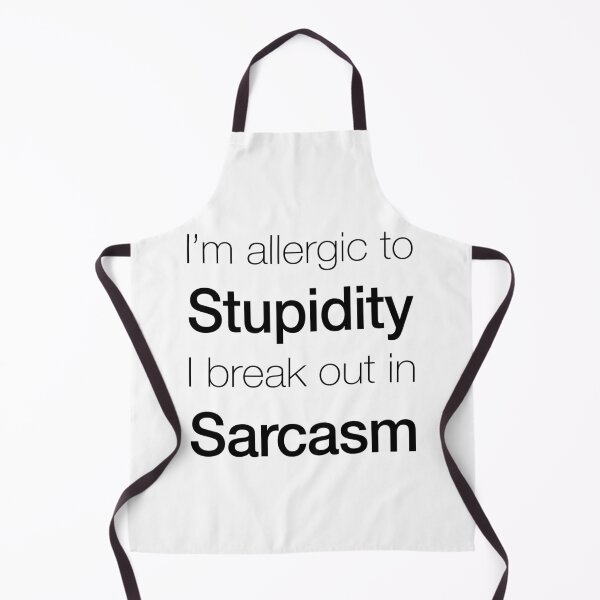 Item preview, Allergic to Stupidity designed and sold by artsytoo.