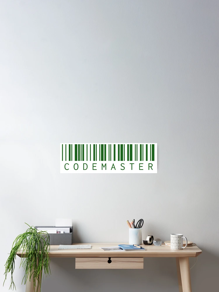 Thumbnail 2 of 3, Poster, CodeMaster BarCode designed and sold by KayLadyBug.