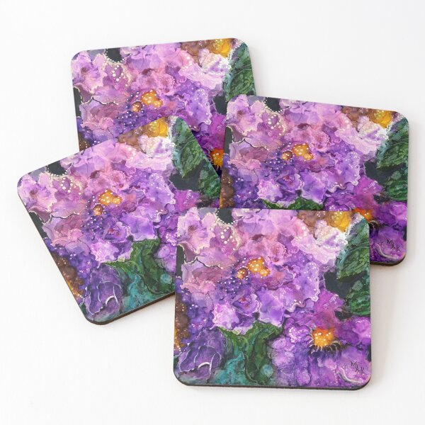 Item preview, Abstract Purple Floral designed and sold by Marla Kurzec.