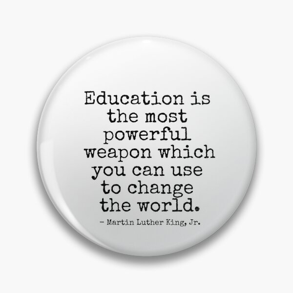 Item preview, Education is the most powerful weapon which you can use to change the world  designed and sold by KarolinaPaz.