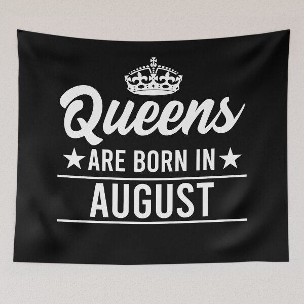 Item preview, Queens Are Born In August designed and sold by RandomStuffShop.