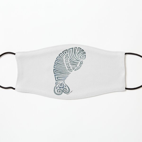 Tribal Manatee Kids Mask