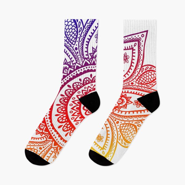 Item preview, Mandala Mehndi Henna Inspired Sunset Gradient Design Decorative asthetic Pattern designed and sold by CreatedbyJR.