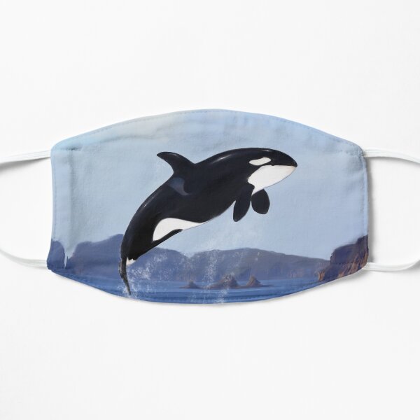 Orca Breaching Mask