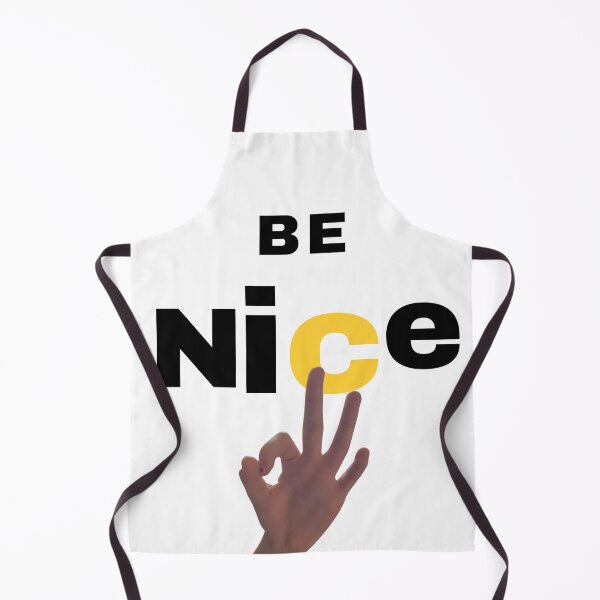 Item preview, Serious reminders for the world "Be Nice: Okay" graphic art designed and sold by AyeAyeBeans.
