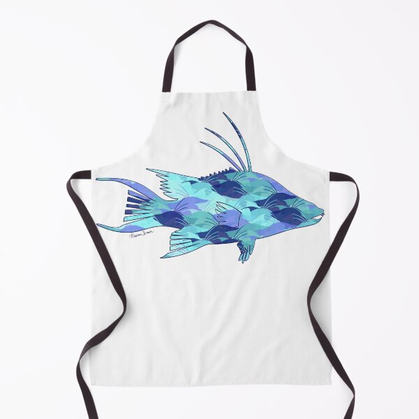 Item preview, Blue Camo Hogfish designed and sold by artsytoo.