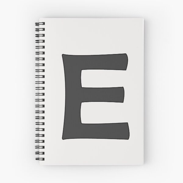 Item preview, letter e black designed and sold by ZiphGames.