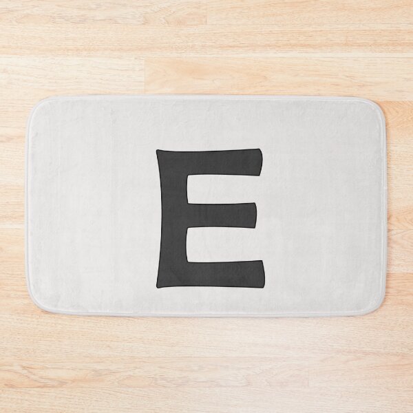 Item preview, letter e black designed and sold by ZiphGames.