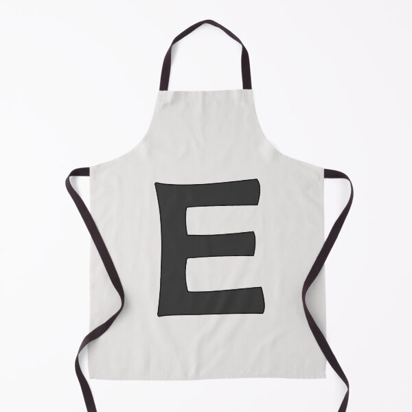 Item preview, letter e black designed and sold by ZiphGames.