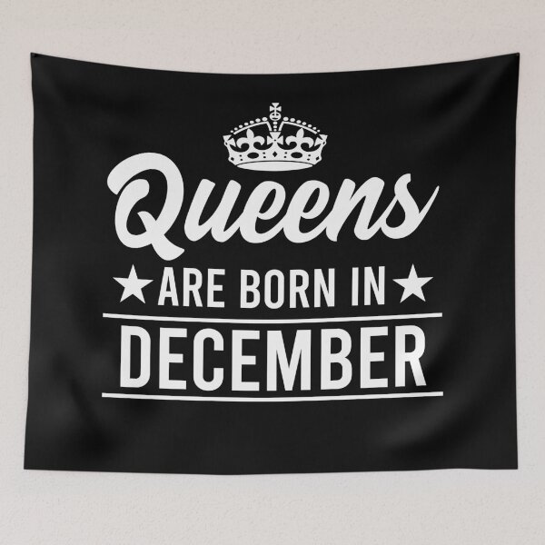 Item preview, Queens Are Born In December designed and sold by RandomStuffShop.