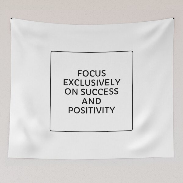 Item preview, FOCUS EXCLUSIVELY ON SUCCESS AND POSITIVITY designed and sold by Inspirationmotivation.