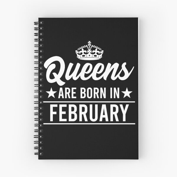 Item preview, Queens Are Born In February designed and sold by RandomStuffShop.