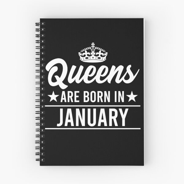 Item preview, Queens Are Born In January designed and sold by RandomStuffShop.