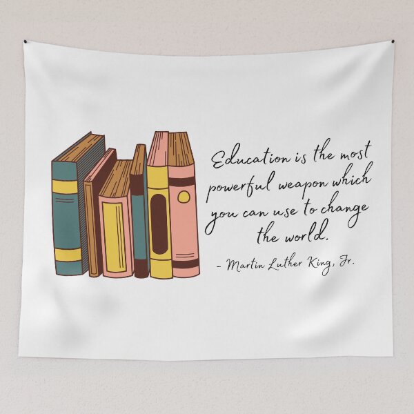 Item preview, Education is the most powerful weapon which you can use to change the world  designed and sold by KarolinaPaz.