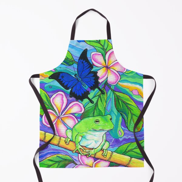 Item preview, Frog Frangipani designed and sold by NikkiHulleman.