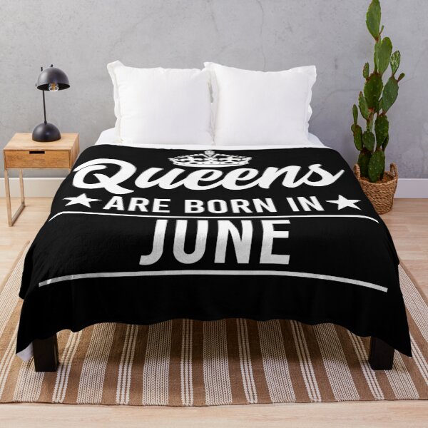 Item preview, Queens Are Born In June designed and sold by RandomStuffShop.