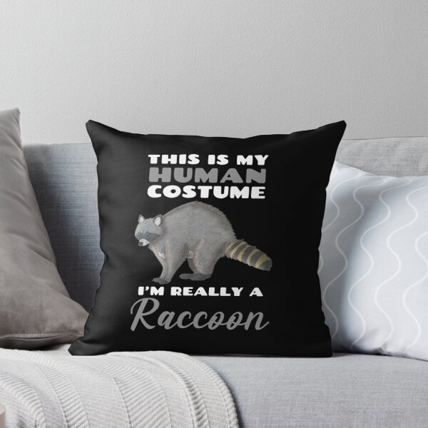 Item preview, This Is My Human Costume I'm Really A Raccoon Funny Halloween designed and sold by fatamyfan1.