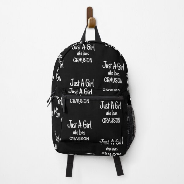 Item preview, Funny Just A Girl Who Loves Grayson print designed and sold by jakehughes2015.