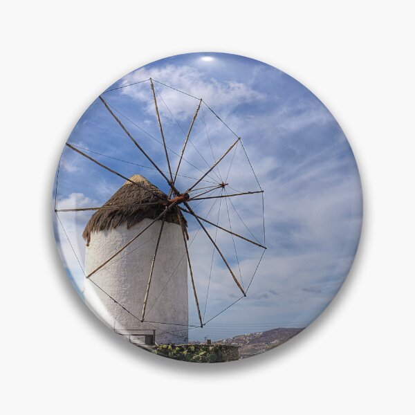 Item preview, Thatched Windmill on Mykonos designed and sold by tomg.