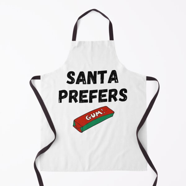 Item preview, Santa Prefers Gum Black Color designed and sold by Sunny Collections.