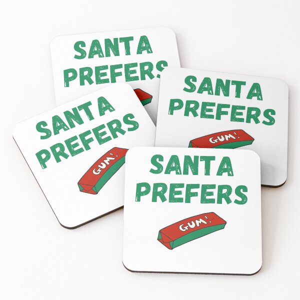 Item preview, Santa Prefers Gum Color designed and sold by Sunny Collections.